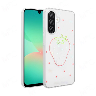 Bal-z Galaxy A56 Kılıf Şeffaf Figürlü Zore Folk Sert Kapak