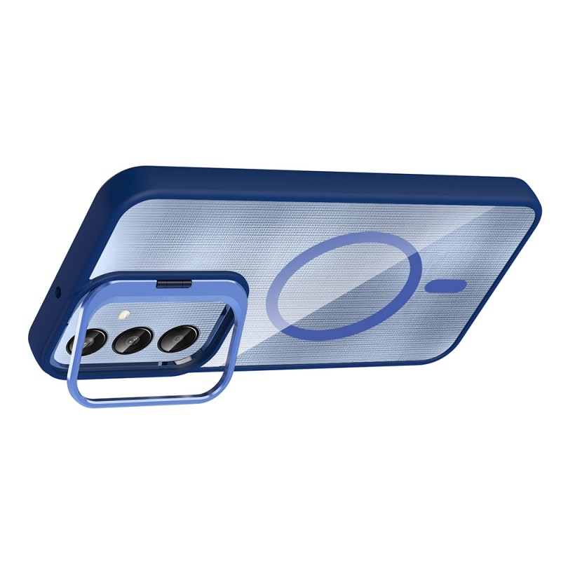 Bal-z Galaxy A56 Kılıf Standlı ve Kamera Lens Hediyeli Zore Etro Kapak