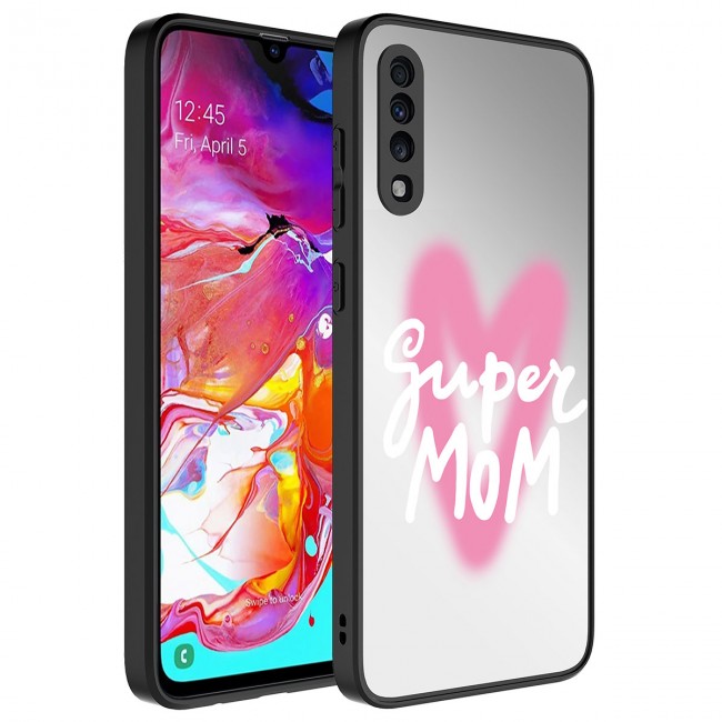 Galaxy A70 Kılıf Aynalı Desenli Kamera Korumalı Parlak Zore Mirror Kapak Galaxy A70 Kılıf Aynalı Desenli Kamera Korumalı Parlak Zore Mirror Kapak