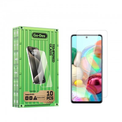 Bal-z Galaxy A71 Go Des Parmak İzi Bırakmayan 9H Oleofobik Bom Glass Ekran Koruyucu