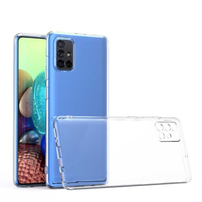 Bal-z Galaxy A71 Kılıf  Kamera Korumalı Süper Silikon Kapak