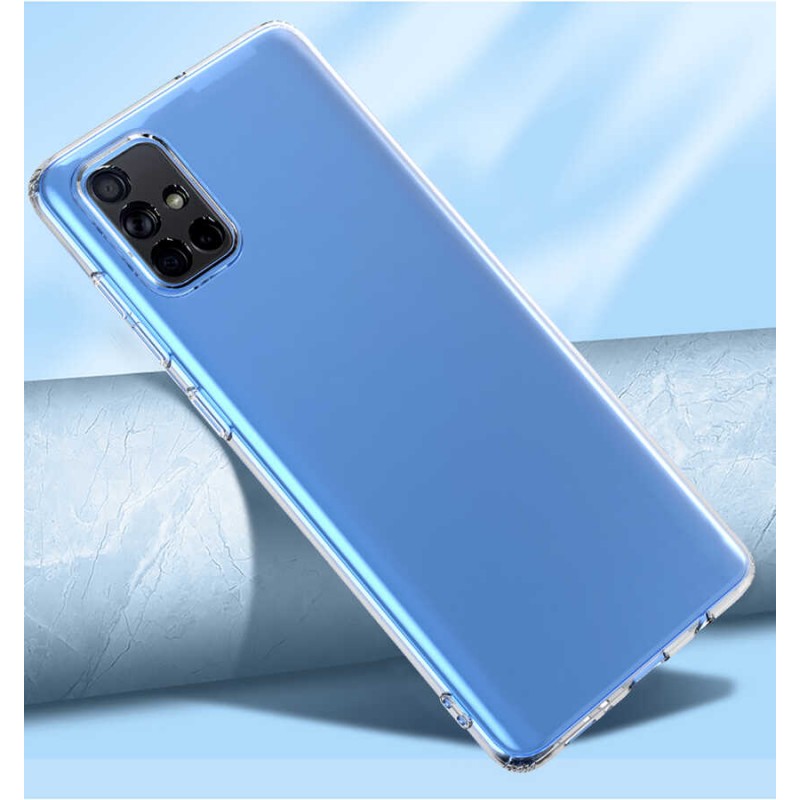 Bal-z Galaxy A71 Kılıf  Kamera Korumalı Süper Silikon Kapak
