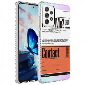Galaxy A73 Kılıf Airbag Kenarlı Renkli Desenli Silikon Zore Elegans Kapak Galaxy A73 Kılıf Airbag Kenarlı Renkli Desenli Silikon Zore Elegans Kapak