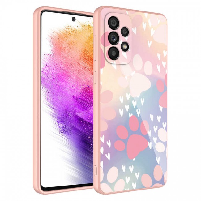 Galaxy A73 Kılıf Kamera Korumalı Desenli Sert Silikon Zore Epoksi Kapak Galaxy A73 Kılıf Kamera Korumalı Desenli Sert Silikon Zore Epoksi Kapak