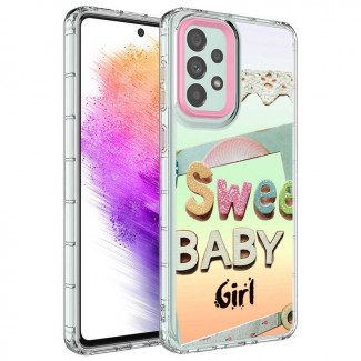 Galaxy A73 Kılıf Kamera Korumalı Renkli Desenli Sert Silikon Zore Korn Kapak Galaxy A73 Kılıf Kamera Korumalı Renkli Desenli Sert Silikon Zore Korn Kapak