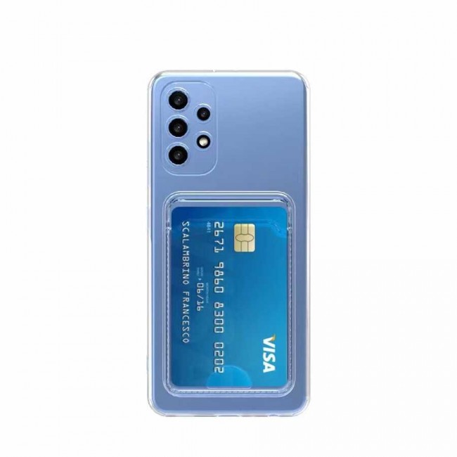 Galaxy A73 Kılıf Kartlıklı Şeffaf Zore Setra Clear Silikon Kapak Galaxy A73 Kılıf Kartlıklı Şeffaf Zore Setra Clear Silikon Kapak