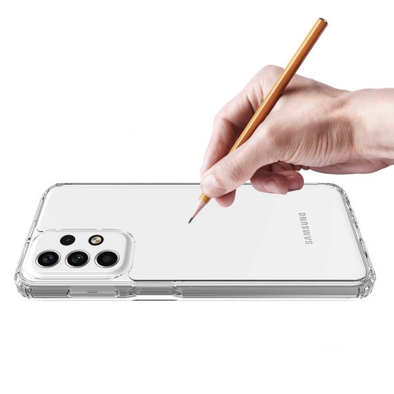 Bal-z Galaxy A73 Kılıf  2mm Anti Shock Silikon