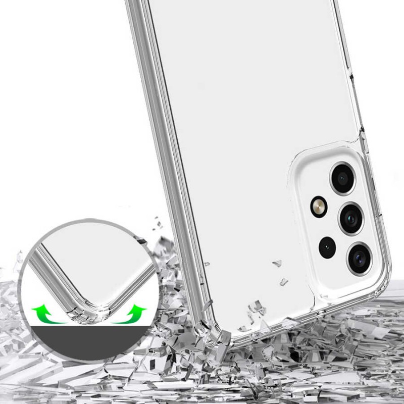 Bal-z Galaxy A73 Kılıf  2mm Anti Shock Silikon