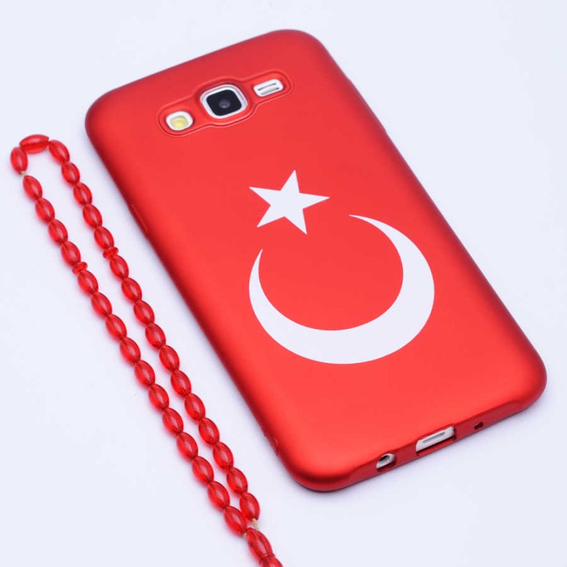 Bal-z Galaxy Grand Prime G530 Kılıf  Bayrak Silikon