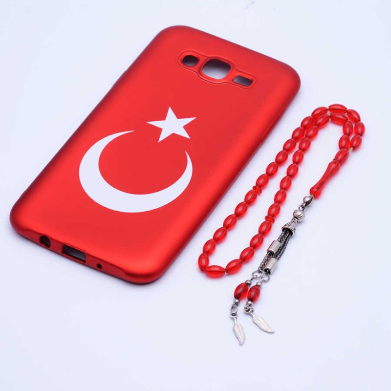 Bal-z Galaxy Grand Prime G530 Kılıf  Bayrak Silikon