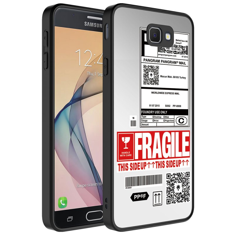 Bal-z Galaxy J7 Prime Kılıf Aynalı Desenli Kamera Korumalı Parlak  Mirror Kapak