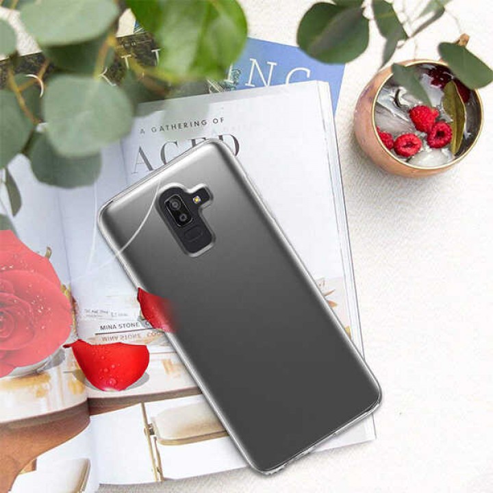 Galaxy J8 Kılıf Zore Süper Silikon Kapak