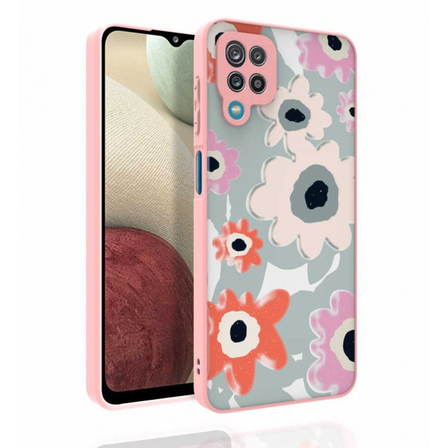 Galaxy M12 Kılıf Desenli Kamera Korumalı Parlak Zore Nora Kapak Galaxy M12 Kılıf Desenli Kamera Korumalı Parlak Zore Nora Kapak