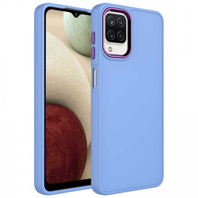 Galaxy M12 Kılıf Metal Çerçeve ve Buton Tasarımlı Silikon Zore Luna Kapak Galaxy M12 Kılıf Metal Çerçeve ve Buton Tasarımlı Silikon Zore Luna Kapak
