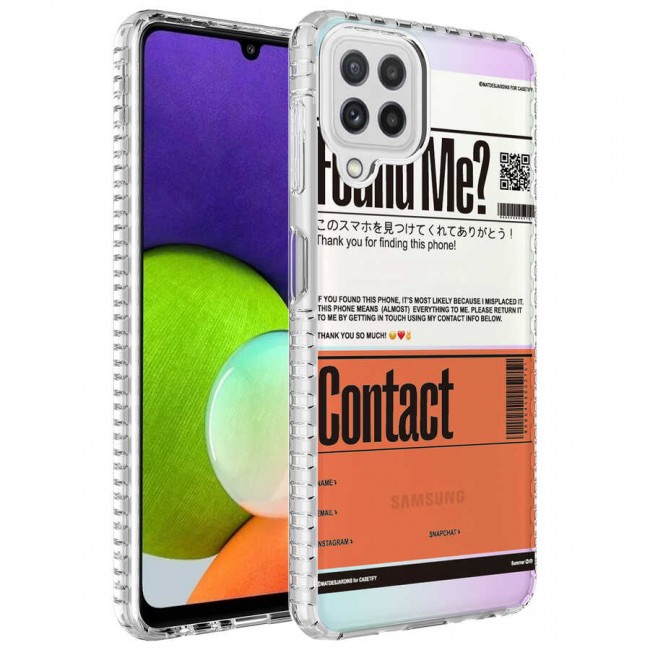 Galaxy M22 Kılıf Airbag Kenarlı Renkli Desenli Silikon Zore Elegans Kapak Galaxy M22 Kılıf Airbag Kenarlı Renkli Desenli Silikon Zore Elegans Kapak