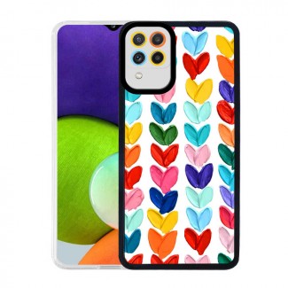 Galaxy M22 Kılıf Zore M-Fit Desenli Kapak Galaxy M22 Kılıf Zore M-Fit Desenli Kapak