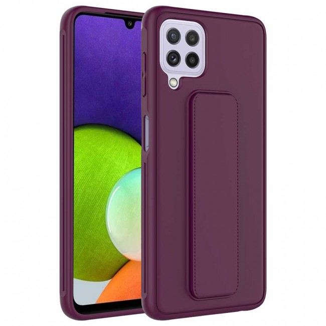 Galaxy M22 Kılıf Zore Qstand Kapak Galaxy M22 Kılıf Zore Qstand Kapak