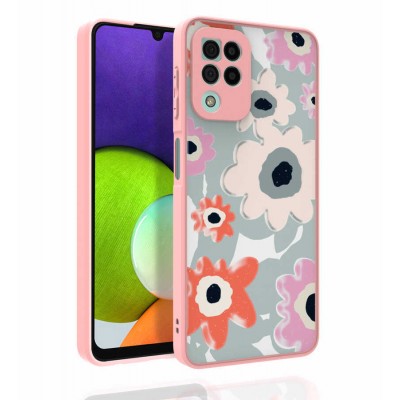 Bal-z Galaxy M32 Kılıf Desenli Kamera Korumalı Parlak  Nora Kapak