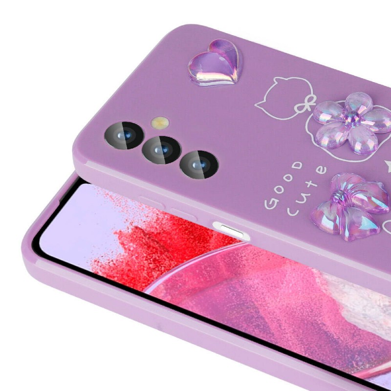 Bal-z Galaxy M34 5G Kılıf Kabartma Figürlü Parlak  Toys Silikon Kapak