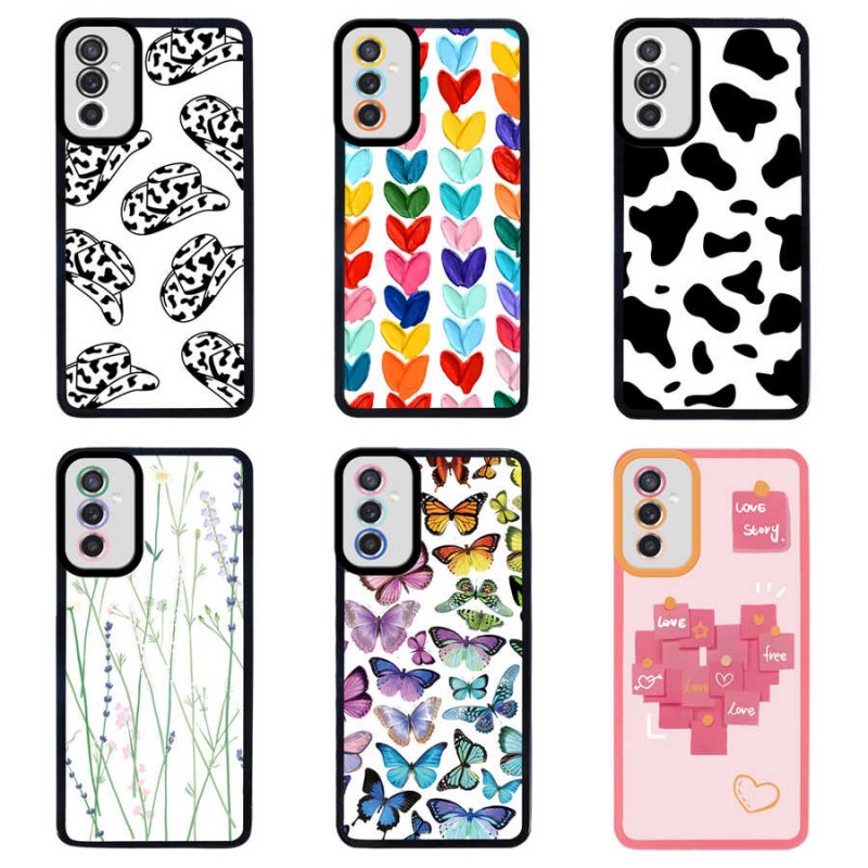 Bal-z Galaxy M52 Kılıf  M-Fit Desenli Kapak