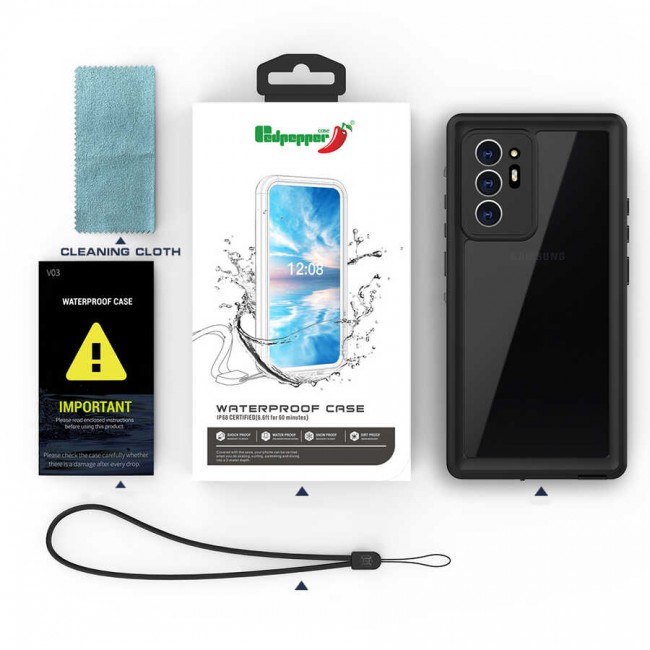Galaxy Note 20 Ultra Kılıf 1-1 Su Geçirmez Kılıf Galaxy Note 20 Ultra Kılıf 1-1 Su Geçirmez Kılıf