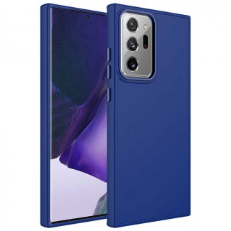 Galaxy Note 20 Ultra Kılıf Metal Çerçeve ve Buton Tasarımlı Silikon Zore Luna Kapak Galaxy Note 20 Ultra Kılıf Metal Çerçeve ve Buton Tasarımlı Silikon Zore Luna Kapak