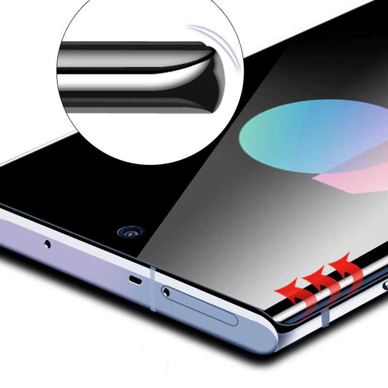 Bal-z Galaxy Note 20 Ultra  Kavisli Full Yapışkanlı Cam Ekran Koruyucu