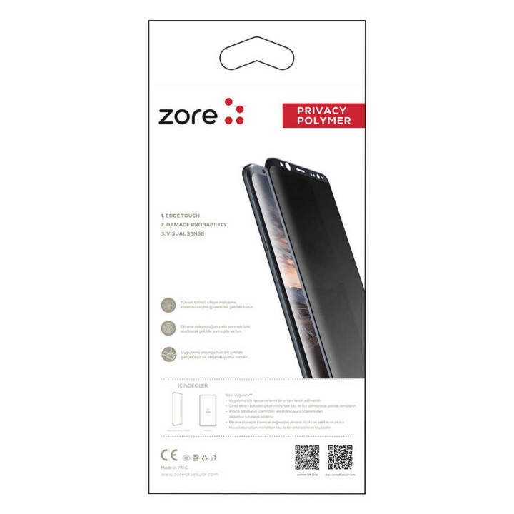 Galaxy Note 8 Zore Privacy Polymer Nano Ekran Koruyucu