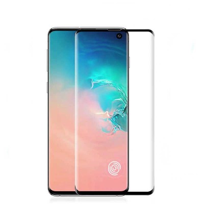 Bal-z Galaxy S10 Plus  Kavisli Full Yapışkanlı Cam Ekran Koruyucu