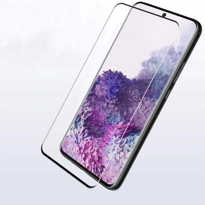 Bal-z Galaxy S10 Plus  Kavisli Full Yapışkanlı Cam Ekran Koruyucu