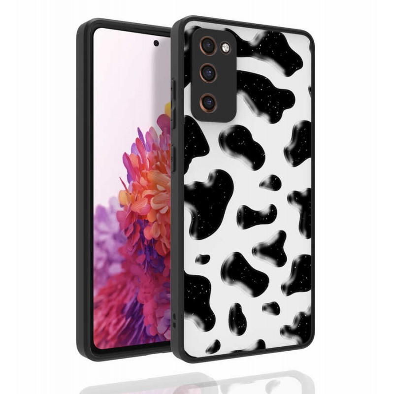 Bal-z Galaxy S20 FE Kılıf Desenli Kamera Korumalı Parlak  Nora Kapak