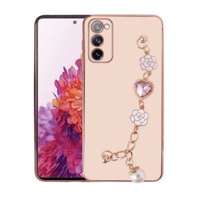 Bal-z Galaxy S20 FE Kılıf El Tutamaçlı Kamera Korumalı  Taka Silikon Kapak