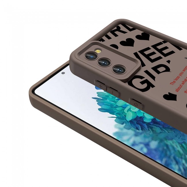 Galaxy S20 FE Kılıf Kamera Korumalı Baskılı Arka Yüzey Zore Klas Kapak Galaxy S20 FE Kılıf Kamera Korumalı Baskılı Arka Yüzey Zore Klas Kapak