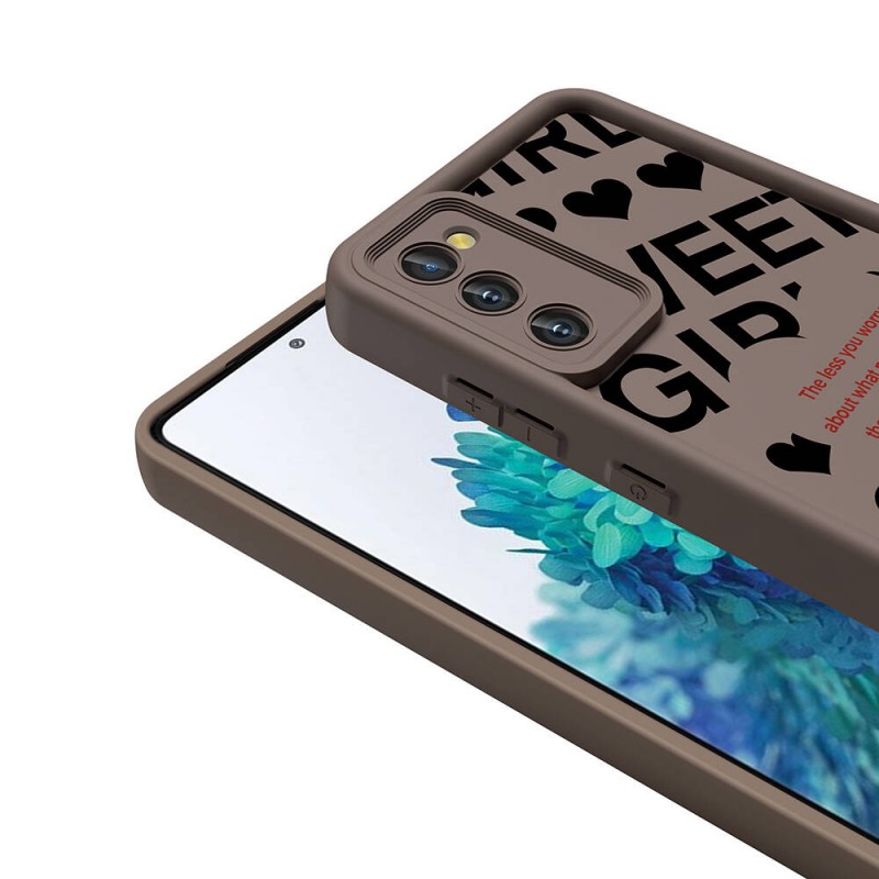 Bal-z Galaxy S20 FE Kılıf Kamera Korumalı Baskılı Arka Yüzey  Klas Kapak