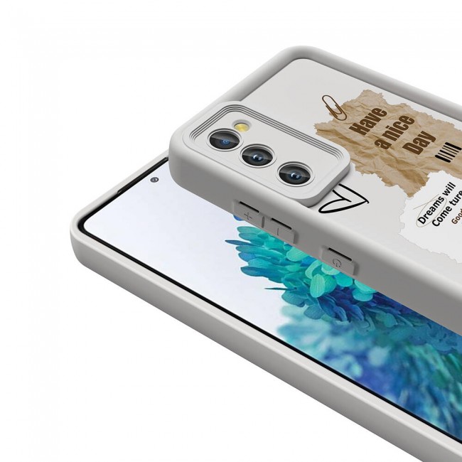 Galaxy S20 FE Kılıf Kamera Korumalı Baskılı Arka Yüzey Zore Klas Kapak Galaxy S20 FE Kılıf Kamera Korumalı Baskılı Arka Yüzey Zore Klas Kapak