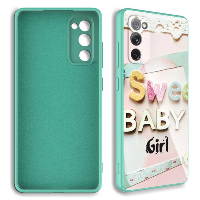 Bal-z Galaxy S20 FE Kılıf Kamera Korumalı Desenli Sert Silikon  Epoksi Kapak