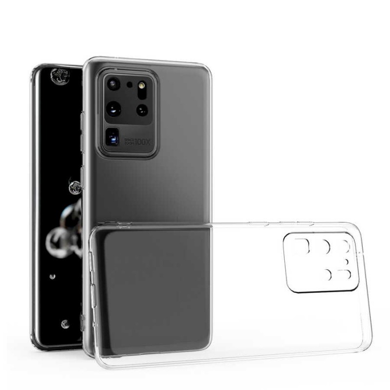 Bal-z Galaxy S20 Ultra Kılıf  Kamera Korumalı Süper Silikon Kapak