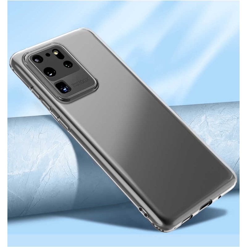 Bal-z Galaxy S20 Ultra Kılıf  Kamera Korumalı Süper Silikon Kapak