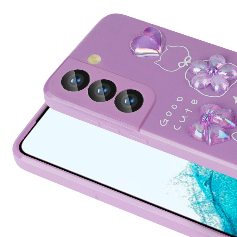 Bal-z Galaxy S21 FE Kılıf Kabartma Figürlü Parlak  Toys Silikon Kapak