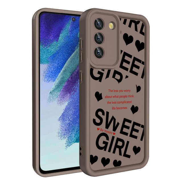 Galaxy S21 FE Kılıf Kamera Korumalı Baskılı Arka Yüzey Zore Klas Kapak Galaxy S21 FE Kılıf Kamera Korumalı Baskılı Arka Yüzey Zore Klas Kapak