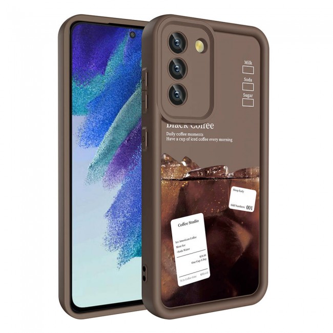 Galaxy S21 FE Kılıf Kamera Korumalı Baskılı Arka Yüzey Zore Klas Kapak Galaxy S21 FE Kılıf Kamera Korumalı Baskılı Arka Yüzey Zore Klas Kapak