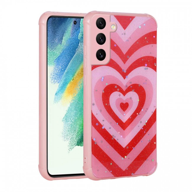 Galaxy S21 FE Kılıf Simli Desenli Kamera Korumalı Parlak Zore Popy Kapak Galaxy S21 FE Kılıf Simli Desenli Kamera Korumalı Parlak Zore Popy Kapak