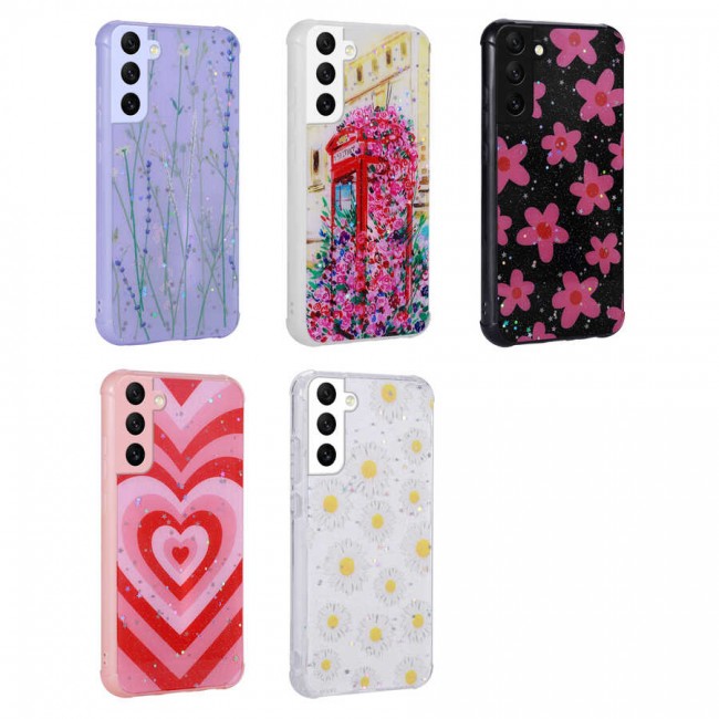Galaxy S21 FE Kılıf Simli Desenli Kamera Korumalı Parlak Zore Popy Kapak Galaxy S21 FE Kılıf Simli Desenli Kamera Korumalı Parlak Zore Popy Kapak