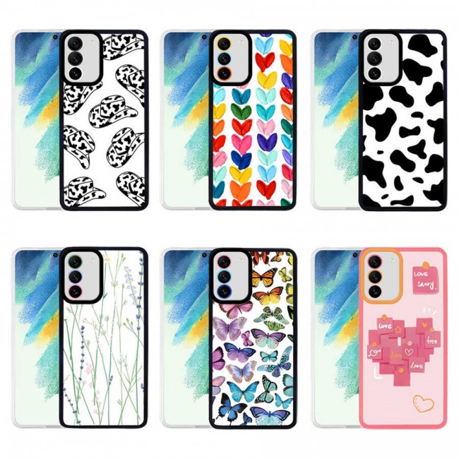 Galaxy S21 FE Kılıf Zore M-Fit Desenli Kapak Galaxy S21 FE Kılıf Zore M-Fit Desenli Kapak