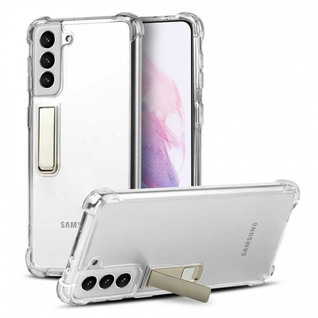 Galaxy S21 Kılıf Zore Standlı Süper Silikon Kapak Galaxy S21 Kılıf Zore Standlı Süper Silikon Kapak