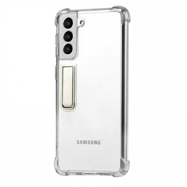 Galaxy S21 Kılıf Zore Standlı Süper Silikon Kapak Galaxy S21 Kılıf Zore Standlı Süper Silikon Kapak