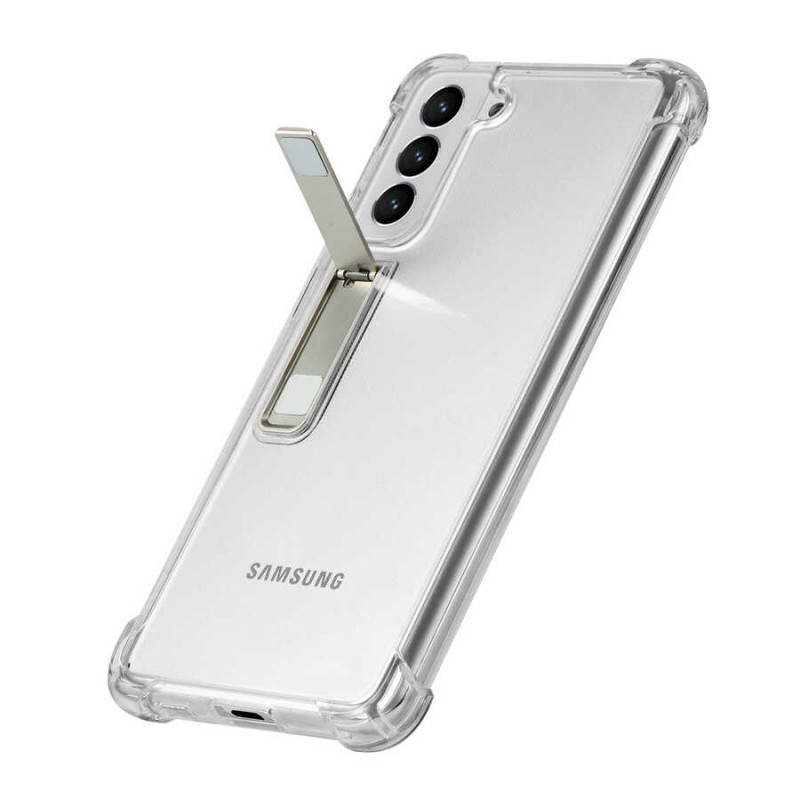 Bal-z Galaxy S21 Kılıf  Standlı Süper Silikon Kapak
