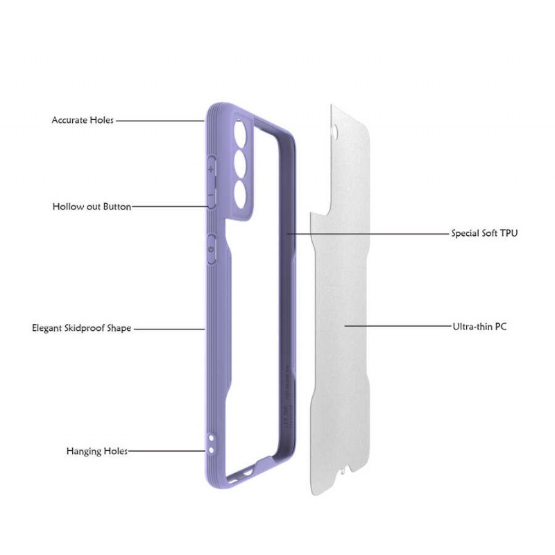 Bal-z Galaxy S21 Plus Kılıf  Parfe Kapak