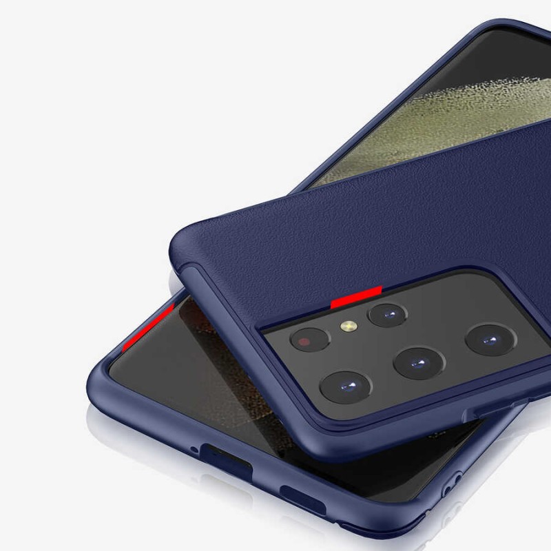 Bal-z Galaxy S21 Ultra Kılıf ​​​​​Wiwu Sand Stone Kapak