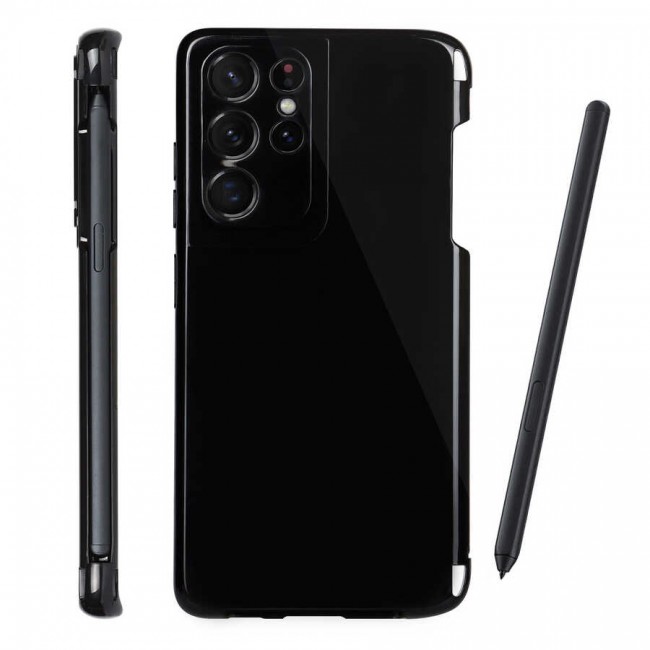 Galaxy S21 Ultra Kılıf Zore Kalem Bölmeli Süper Silikon Kapak Galaxy S21 Ultra Kılıf Zore Kalem Bölmeli Süper Silikon Kapak